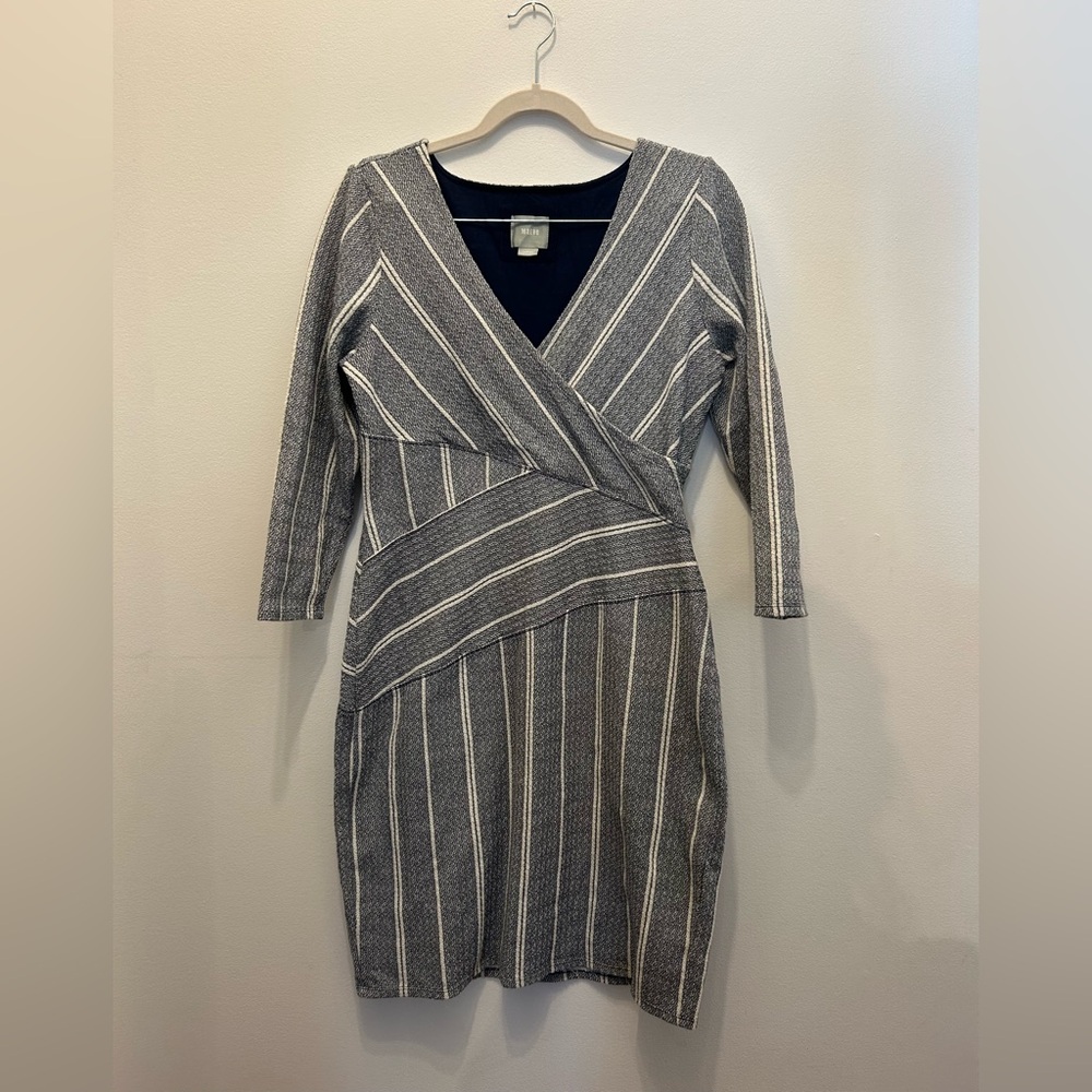 Maeve Anthropologie faux wrap dress